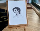 Sketch Print Min Yoongi / BTS SUGA - A4