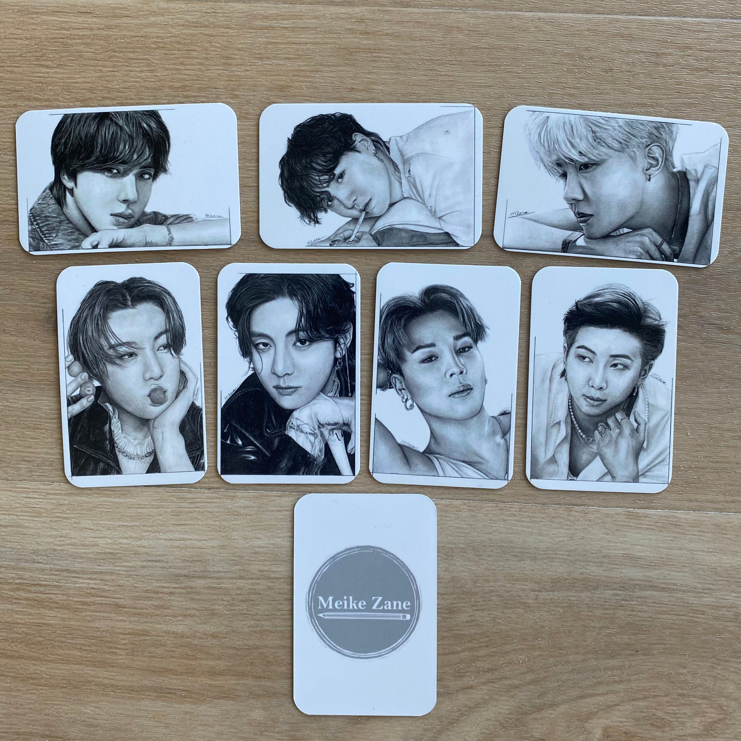 BTS Butter Drawings Photocards Full Set Etsy UK