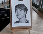 Drawing Print Park Jimin BTS - GQ - A4