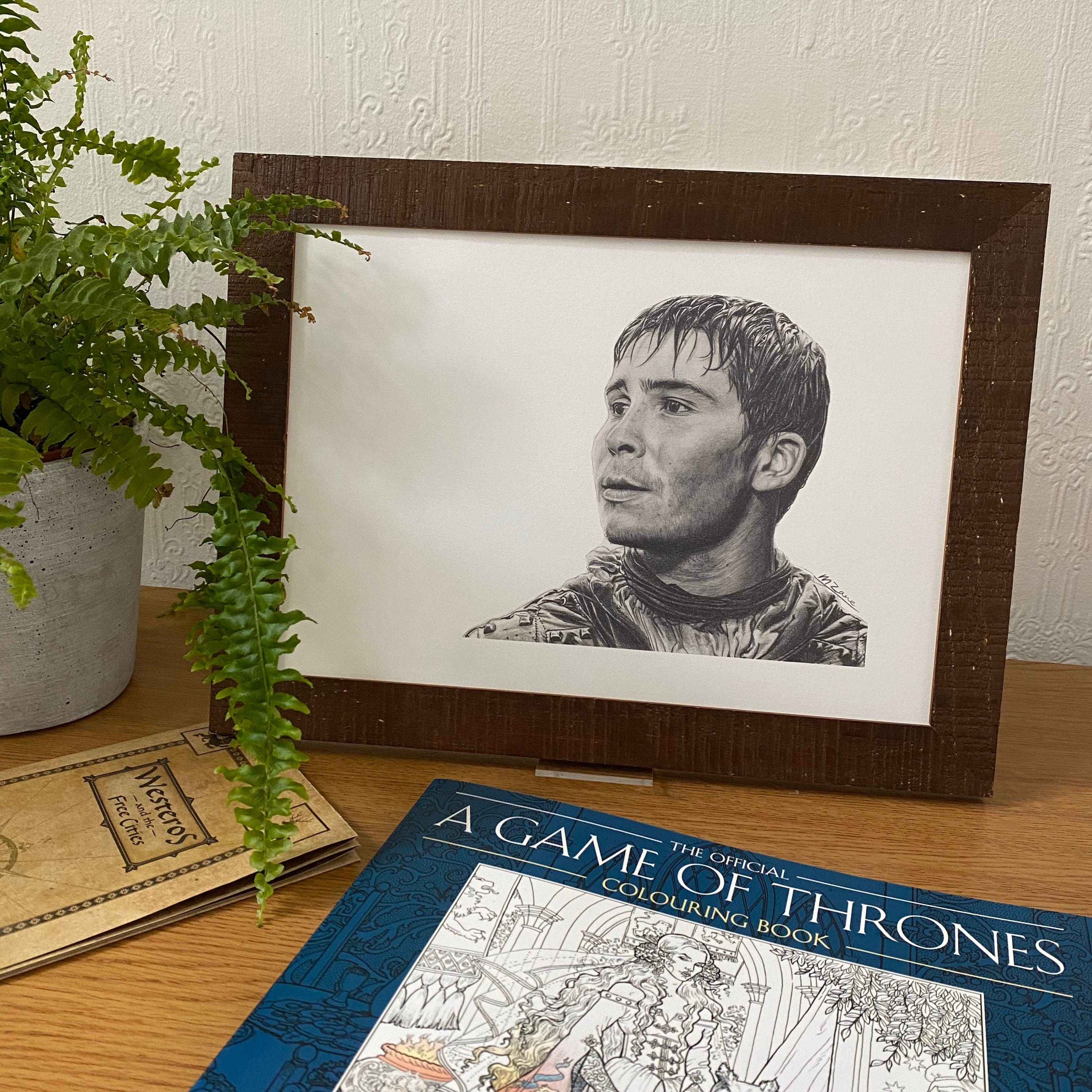 Drawing Print Daniel Portman / Podrick Payne A4 - Etsy