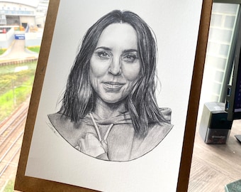 Drawing Print Melanie C / Sporty Spice - A4