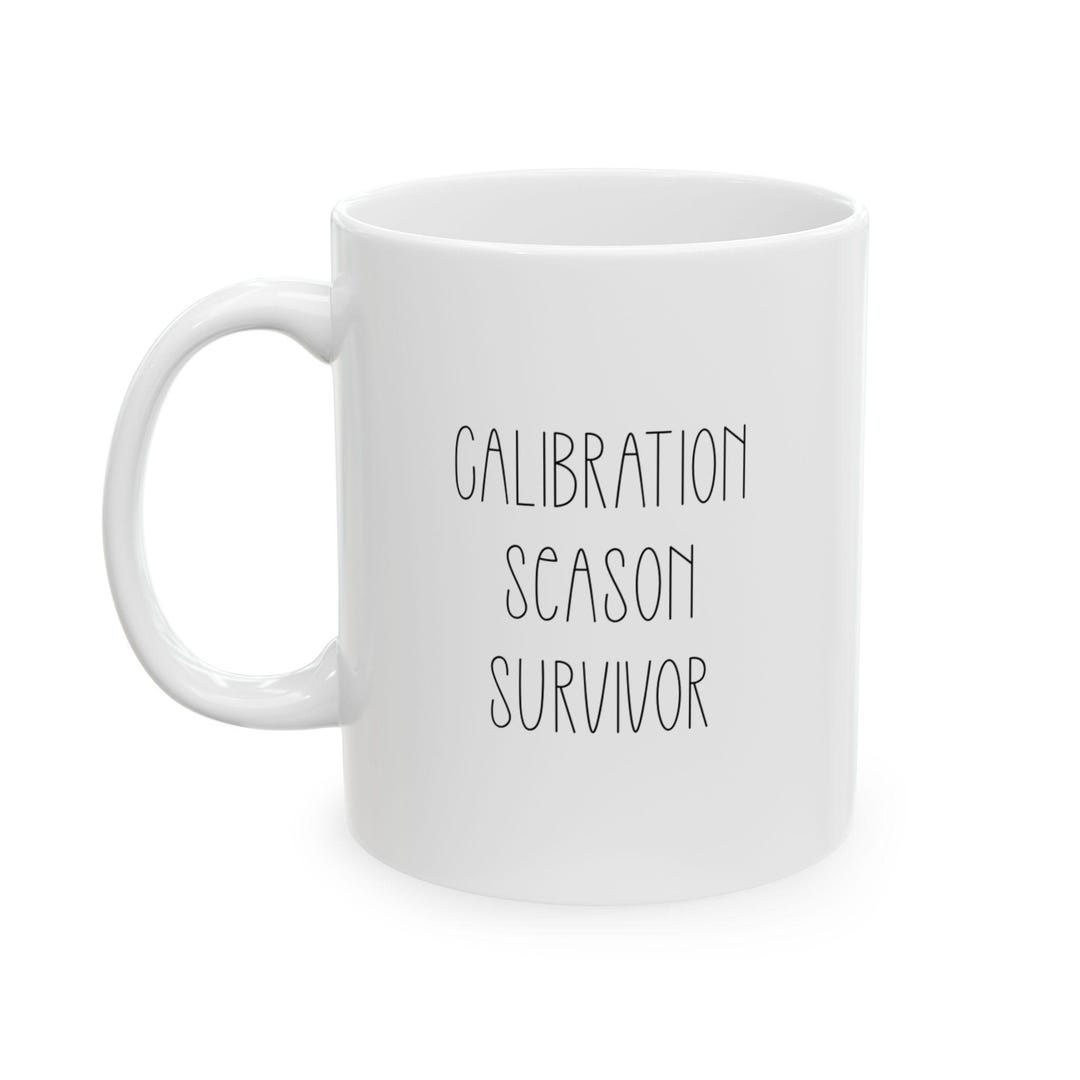 Calibration Season Survivor Mug, Funny HRBP Gift, Human Resources Humor ...