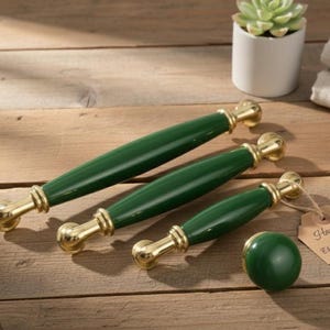 96-128-160 cm antiek gouden kastgrepen, handgemaakte porseleinen knoppen en grepen, premium meubelbeslag, 1,25-3,75-5-6.3" keukenaccessoires