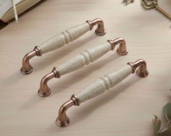 Elegant Handmade Porcelain Handle | Luxury Ceramic Furniture Pull, Modern Minimal Style, Unique Artisan Home Decor