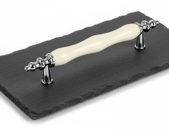 Premium Porcelain Cabinet Knobs & Antique Gold Pulls, 64-96-128mm, Decorative Handles for Kitchen Furniture