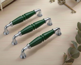 Real Porcelain Handmade Handle | Luxury Ceramic Drawer & Cabinet Pull, Sophisticated Design, Stylish Home Upgrade