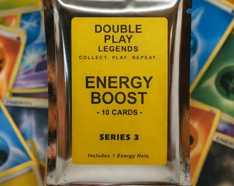 DPL Pokémon Energy Boost Pack | Hand-Curated Booster Style Card Packs | Authentic TCG Cards