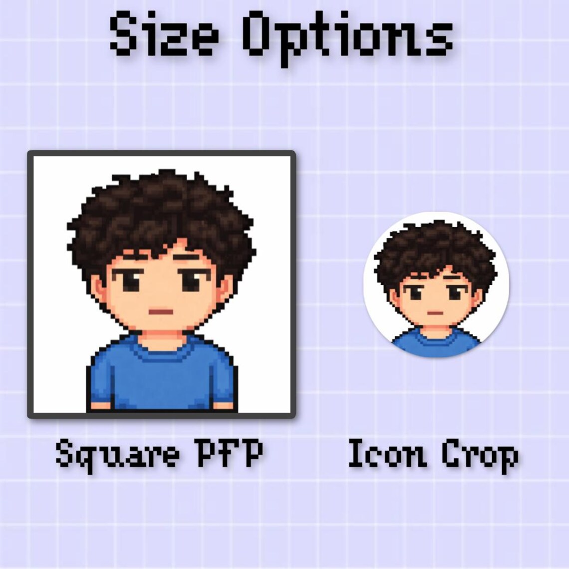 Custom Minimal Pixel Avatar PFP – Simple Pixel Art Profile Icon (PNG Digital Download) - Etsy