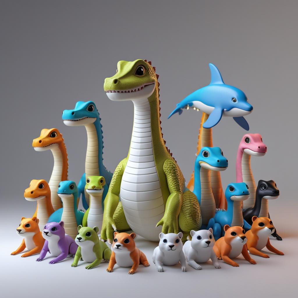 Flexi Animals 250+ 3D STL Bundle | Articulated 3D Print Files ...