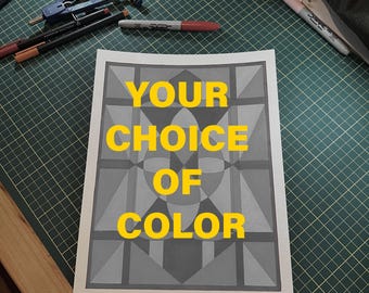 Handrawn poster - Unique Design - On command