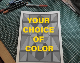 Handrawn poster - Unique Design - On comman