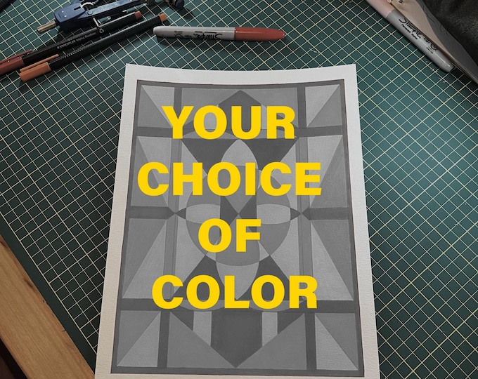 Handrawn poster - Unique Design - On comman