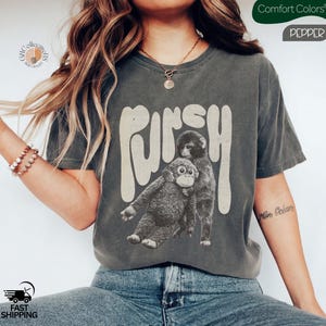 Monkey Punch Comfort Colors® T-Shirt, Baby Monkey Holding Plush Toy, Baby Monkey Punch Shirt, Trendy Shirt, Trend Viral Baby Monkey Tshirt