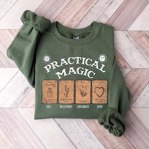 T-Shirt „Zauberhafte Schwestern“, „Mitternachts-Margaritas“-Shirt, Halloween-Zauber-Shirt, Sweatshirt „Mädchen bleiben Mädchen“, Geschenk für die Gruselsaison