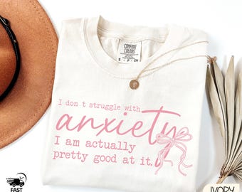 Angst-Grafik-T-Shirt: Bewusstsein für psychische Gesundheit - Weich, übergroße Passform