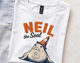 Neil the Seal Graphic Tee, Tasmanian celebrity, Elephant Seal Illustration Sweatshirt, The Whole Problem,