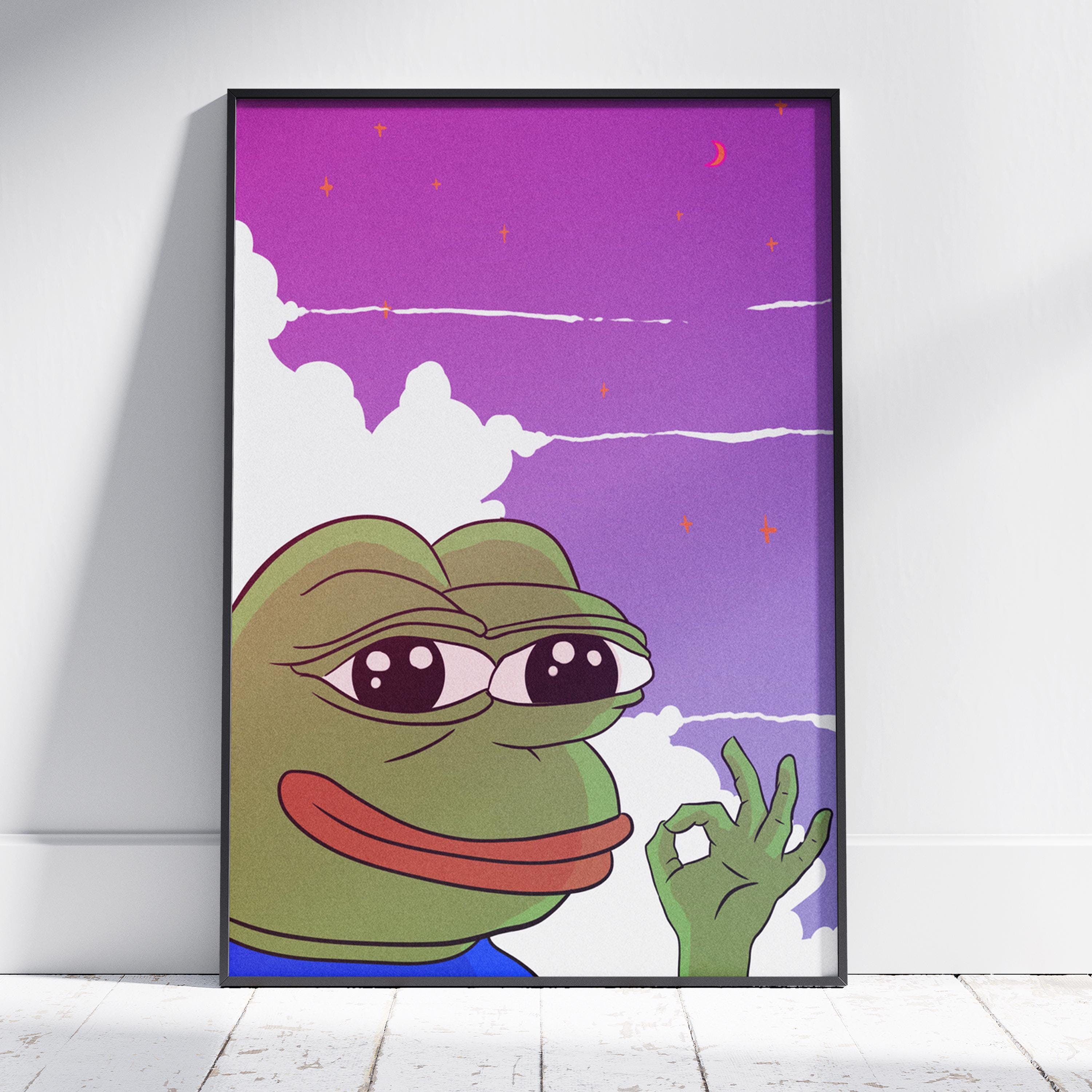 Pepe the Frog Poster - Etsy Singapore