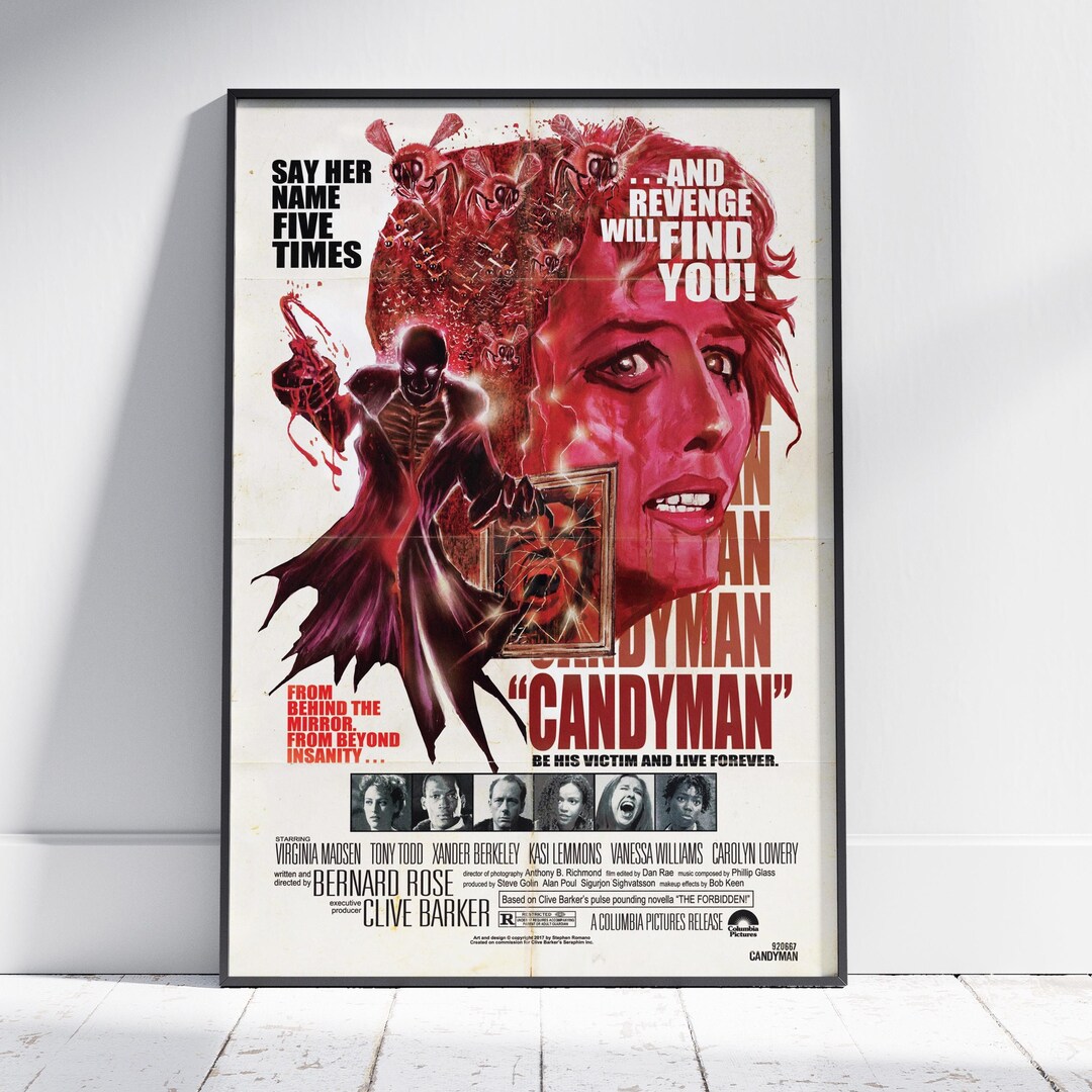 Candyman Poster | Premium Matte Wall Art | Cult Horror Movie Print ...