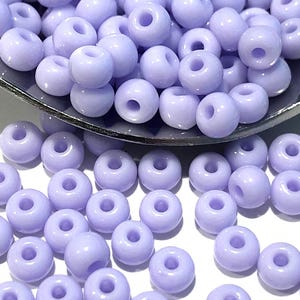 6/0 Soft Lavender | Preciosa Czech Glass Rocaille Seed Beads | 6-23420