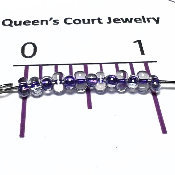 Berry Beads | Sparkle Purple Lined Crystal | Japanese Glass Seed