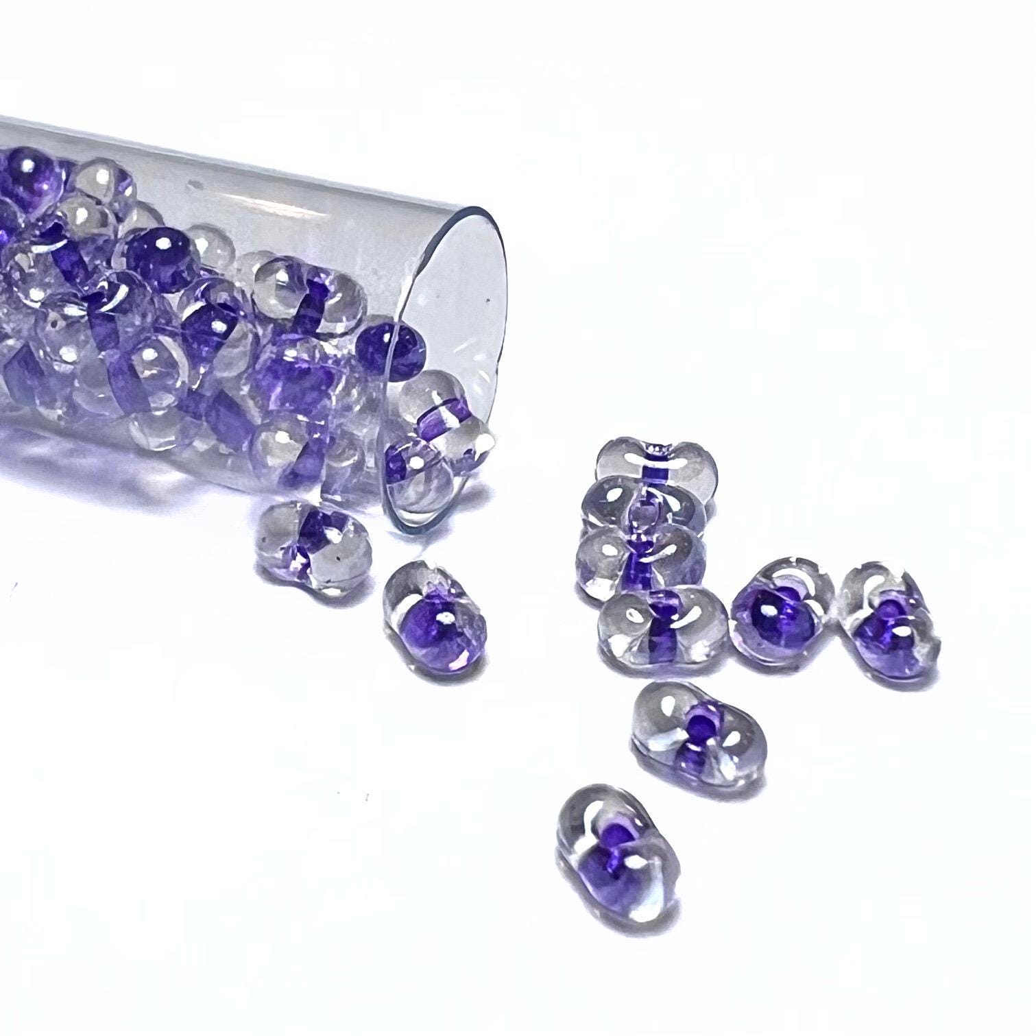 Berry Beads | Sparkle Purple Lined Crystal | Japanese Glass Seed