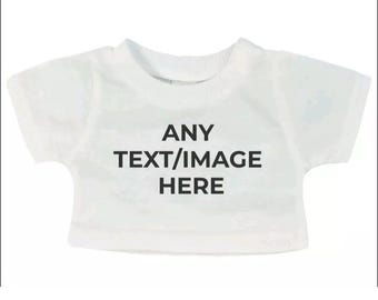 camiseta personalizada de osito de peluche