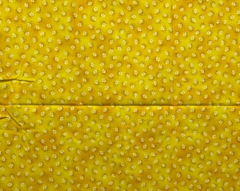 DOGS & DOGGIES - Yellow - Tiny Paw Prints - Laurel Burch Fabric 2015 - Half Yard