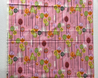 ENCHANTED FOREST -  Adorable Cotton Fabric - Rare & HTF Yardage