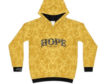 Sudadera con capucha Gold Hope para niños