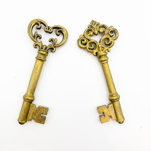 Vintage Skeleton Key STL, Ornate Antique Key 3D Print