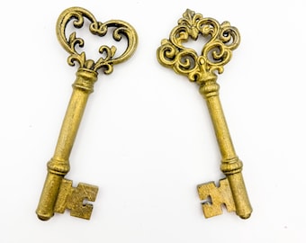 Vintage Skeleton Key STL, Ornate Antique Key 3D Print