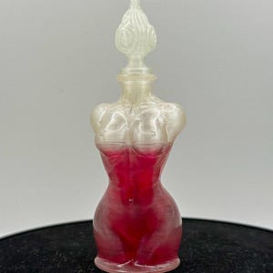 Body Elixir Flask 3D Print, Female Form Vase STL