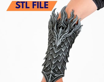 Dragon Hunter Bracers STL-bestand