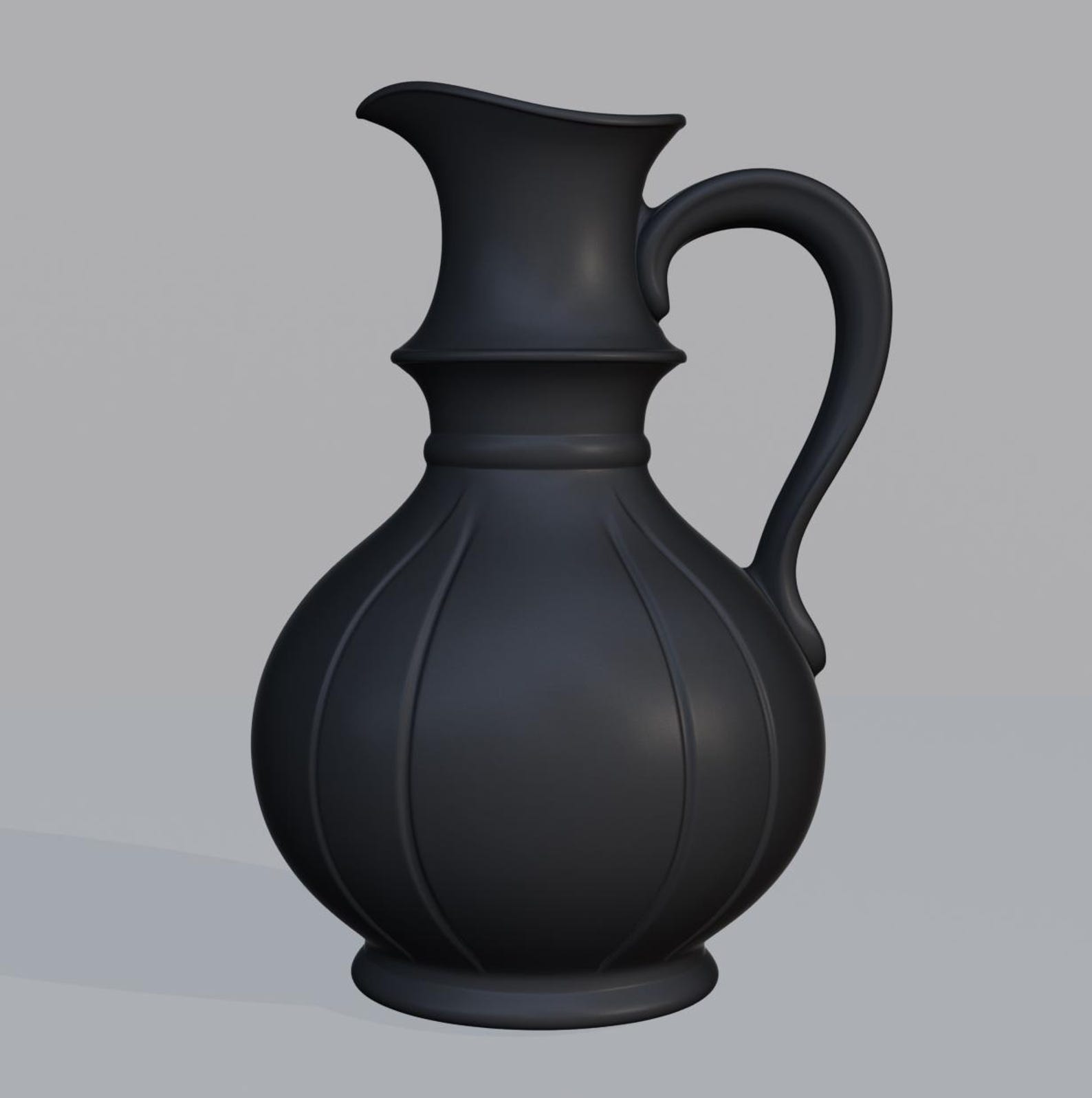 Gothic Narrow Neck Jug, Medieval Pitcher Vase thumbnail 5