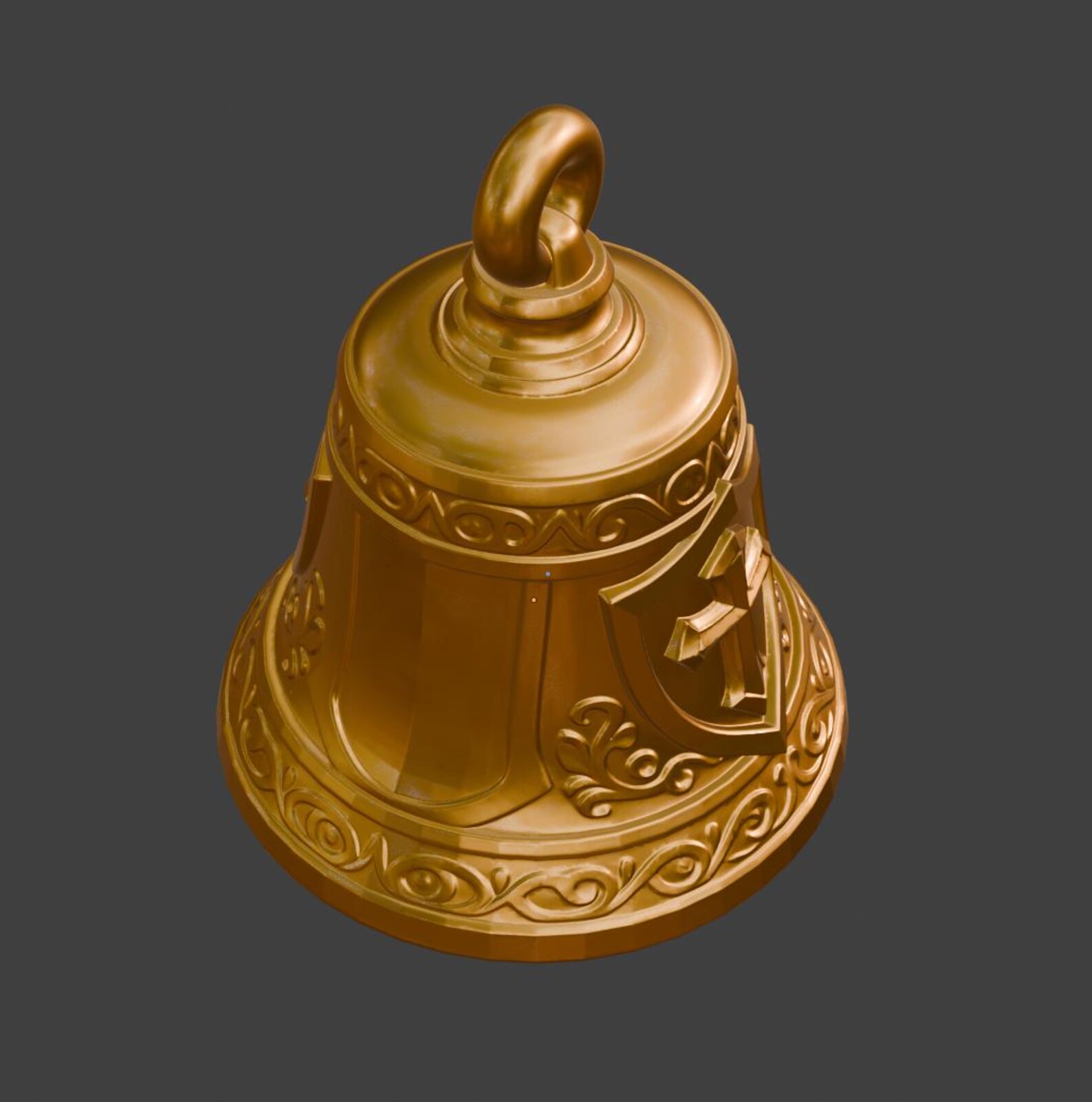 Templar Bell, Medieval Knight Bell with Cross thumbnail 6
