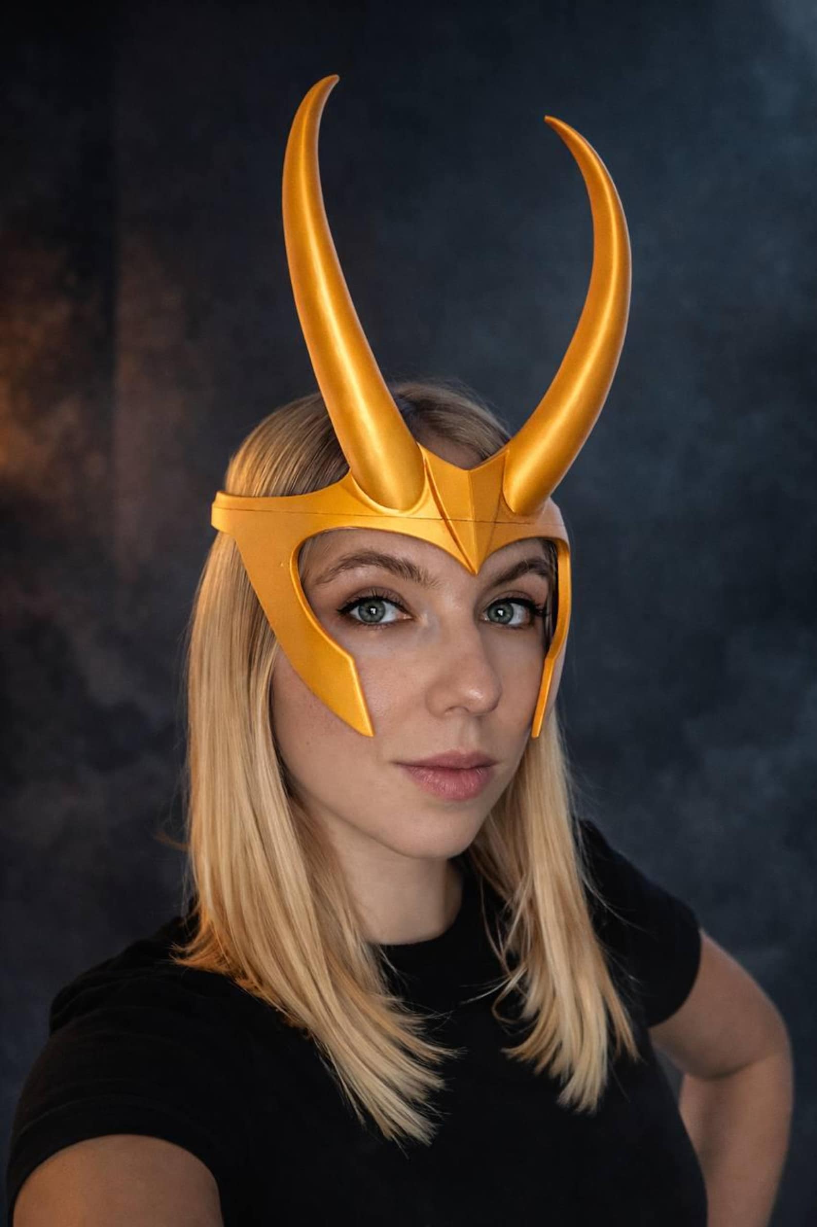 Ragnarok Horned Crown, God of Mischief Helmet, Norse Trickster Headpiece