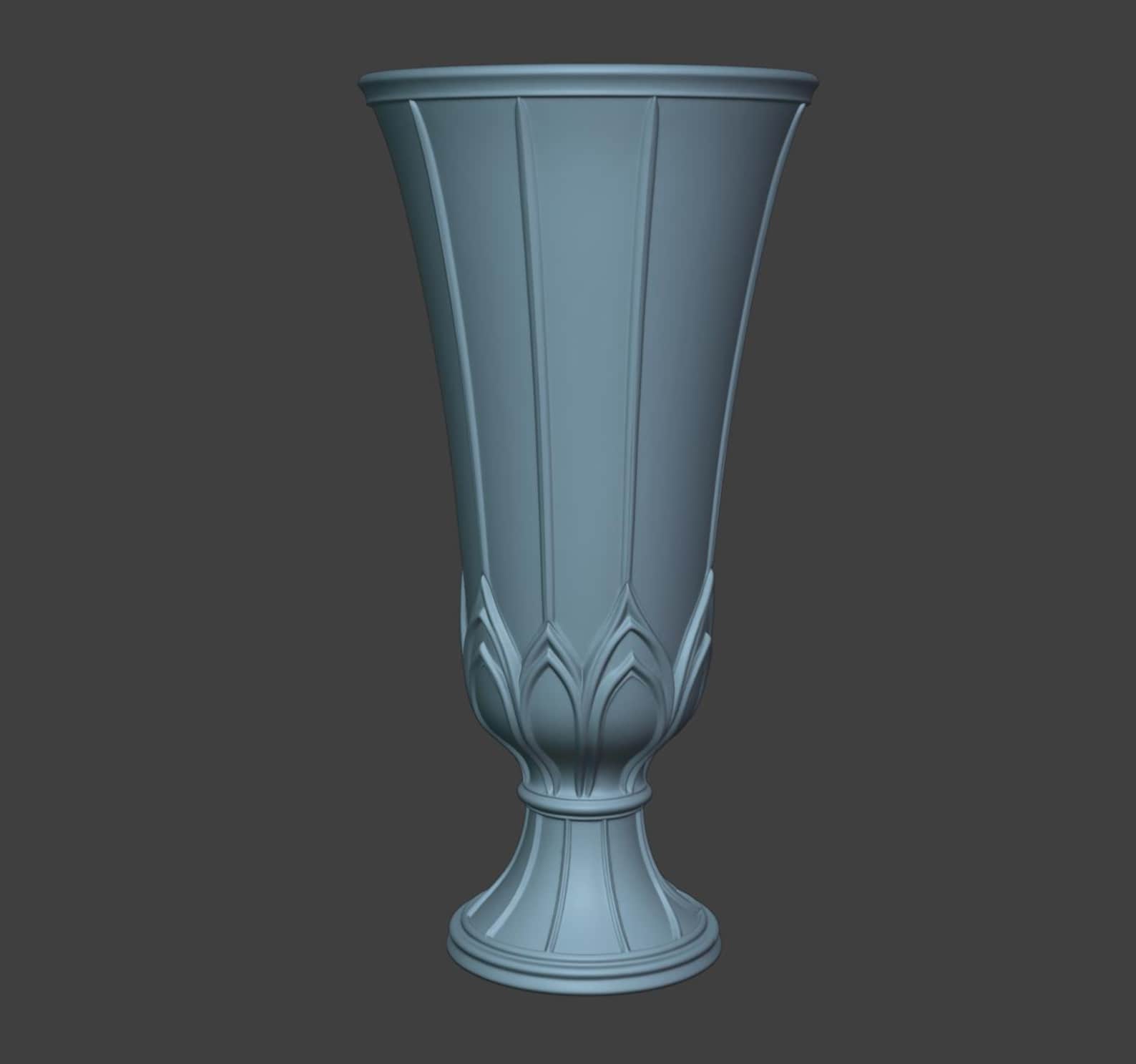 Gothic Goblet Cup, Tall Slim Tea Cup thumbnail 7