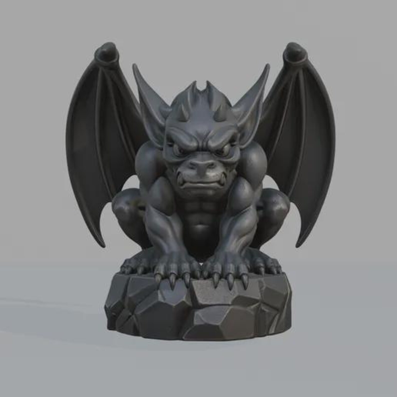 Little Gargoyle Statuette, Gothic Fantasy Creature thumbnail 6