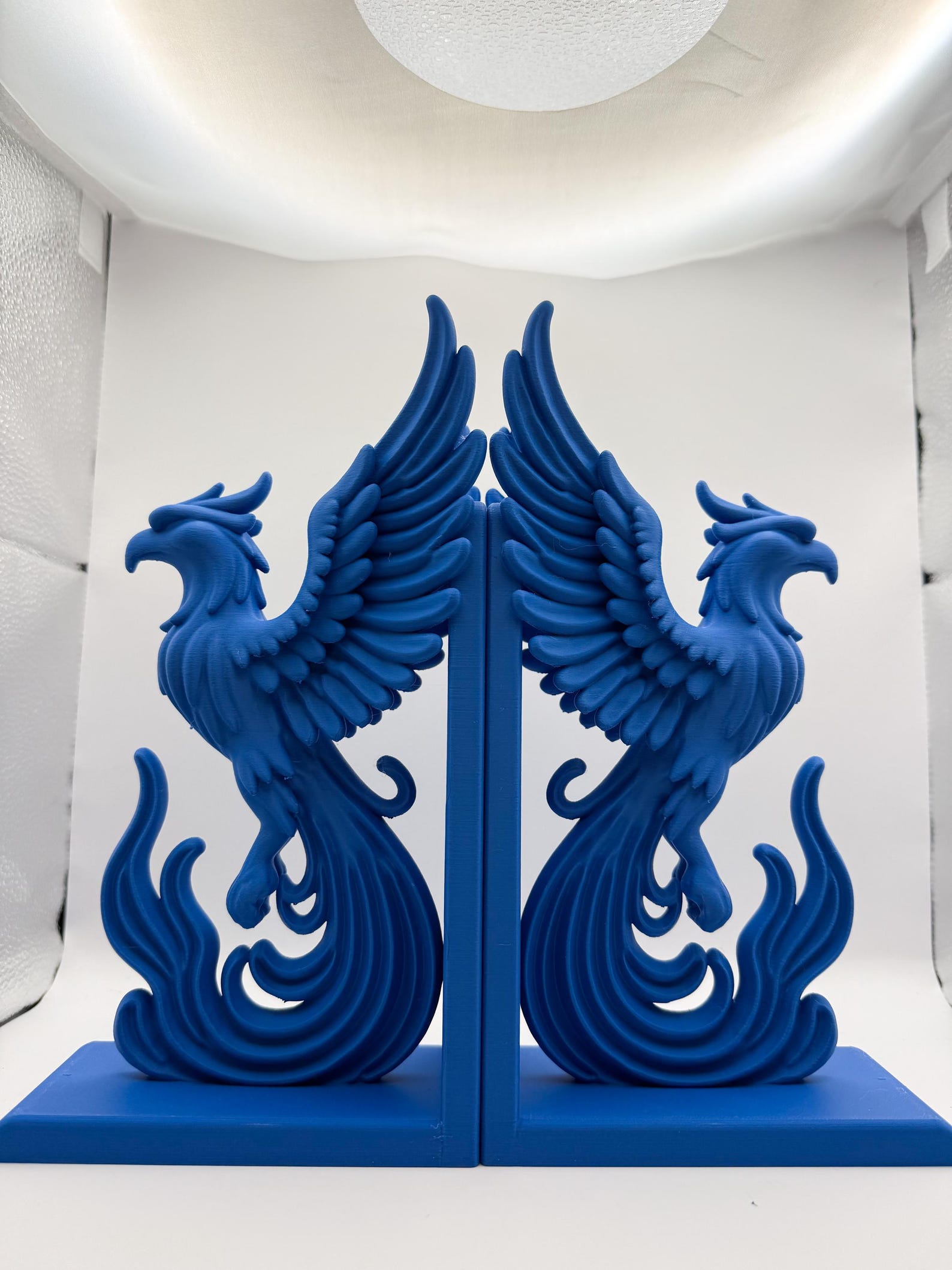 Phoenix Bookends - Fantasy Fire Bird Book Stoppers thumbnail 3