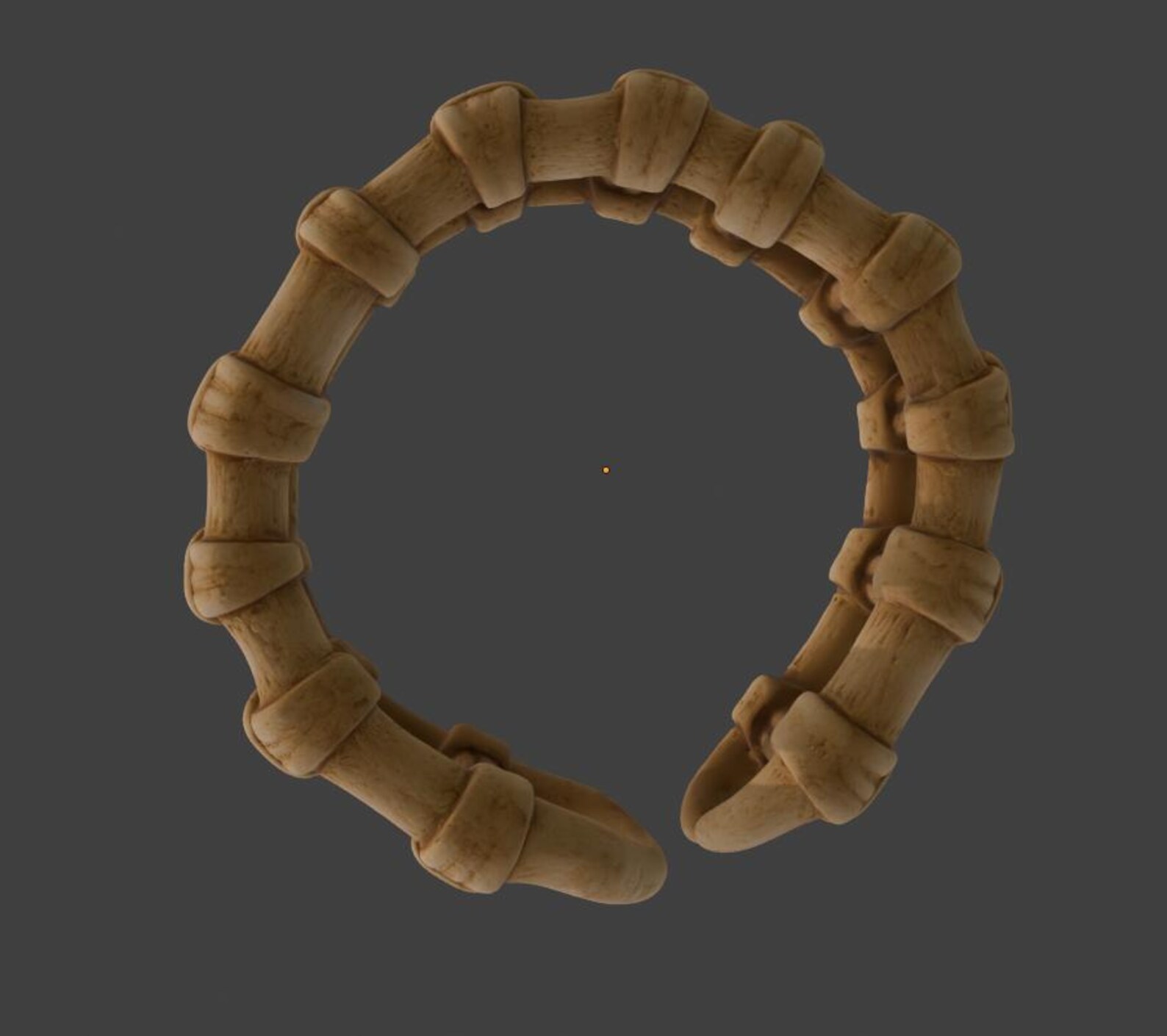 Bone Chain Bracelet - Gothic Bone Jewelry thumbnail 8