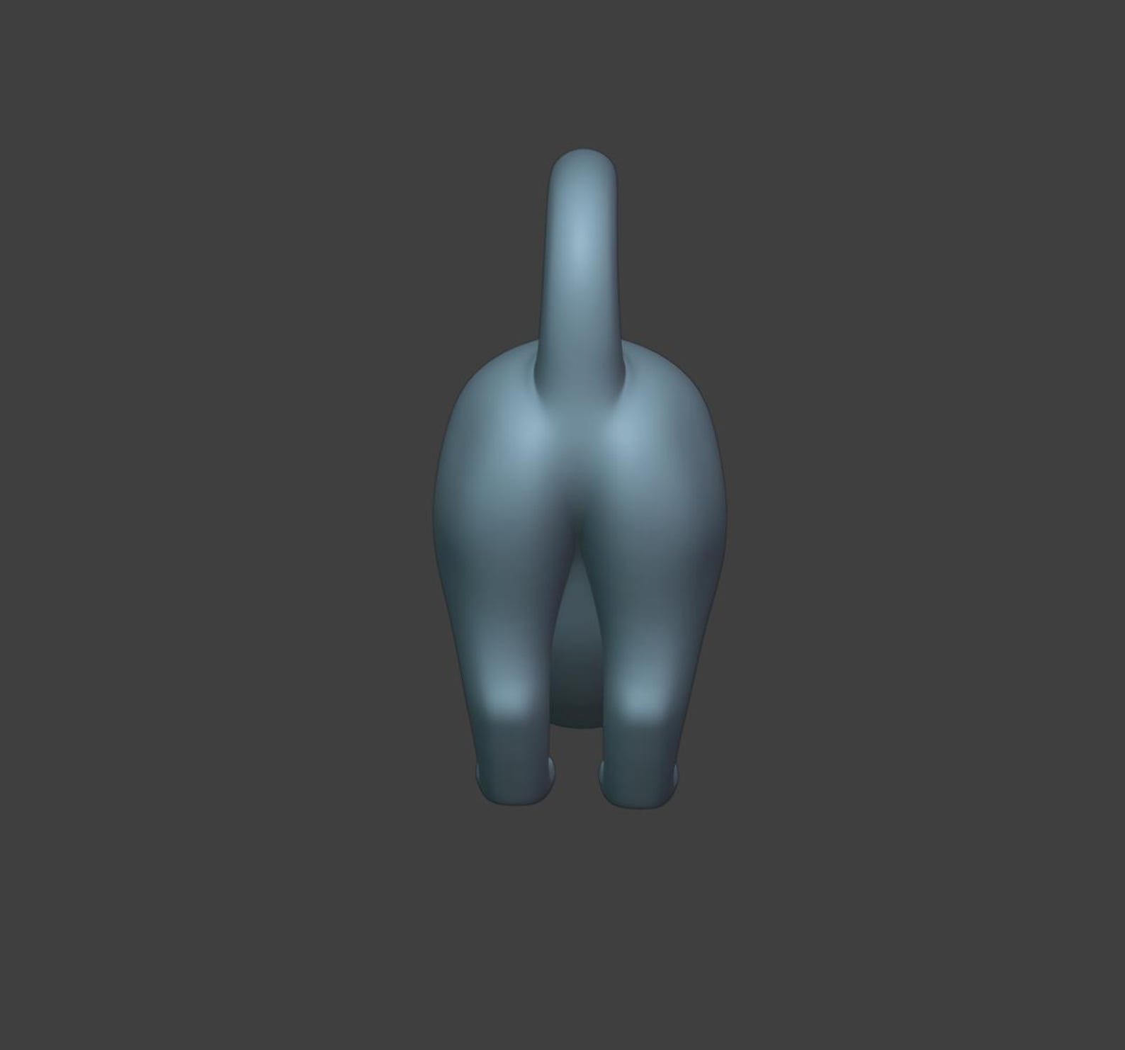 Black Stretching Cat, Minimal Cat Statue thumbnail 7