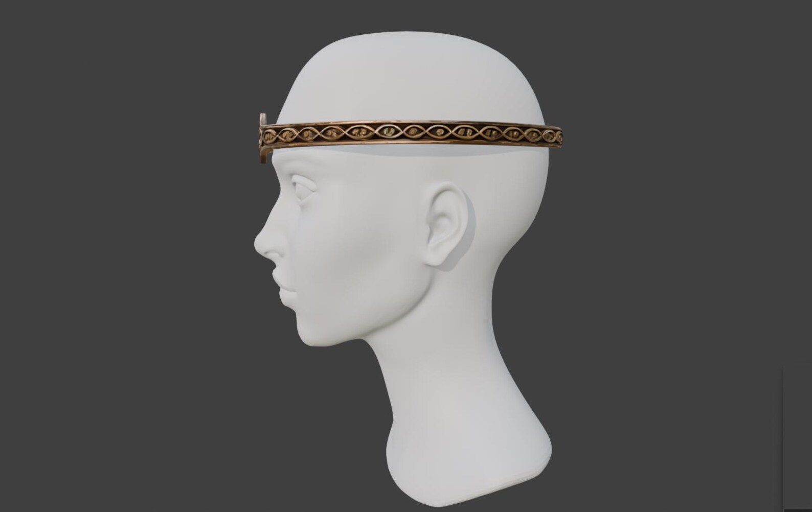 Celtic Princess Circlet - Fantasy Crown Headband thumbnail 6