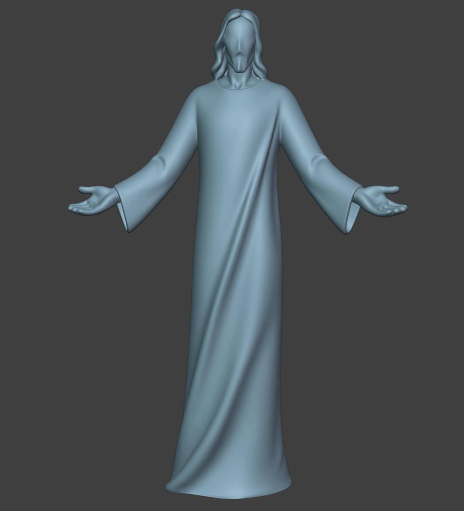 Minimal Jesus Christ Statue, Christian Wall Hanging & Standing Figurine thumbnail 9