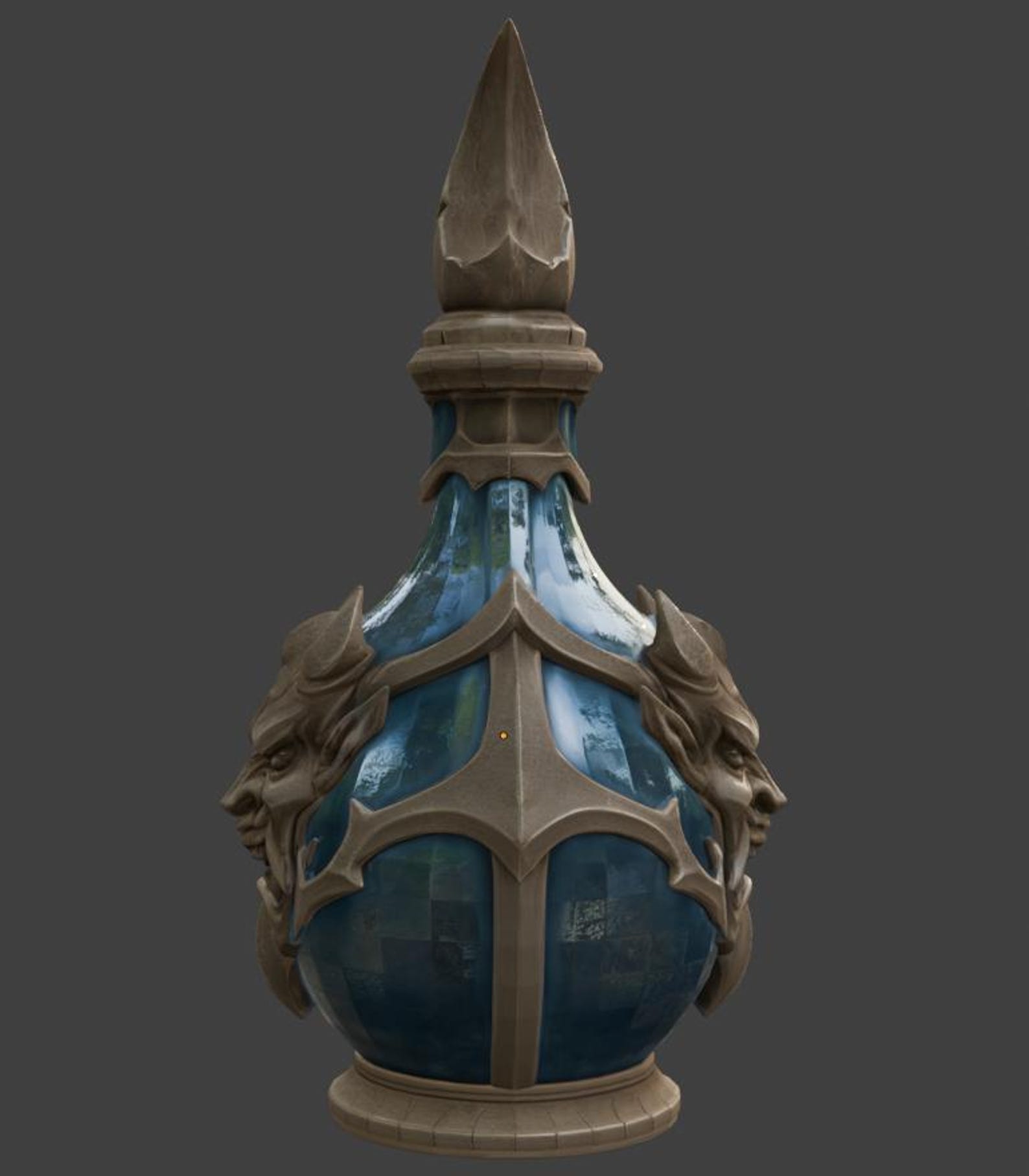 Yokai Oni Potion Bottle - Japanese Demon Flask thumbnail 4