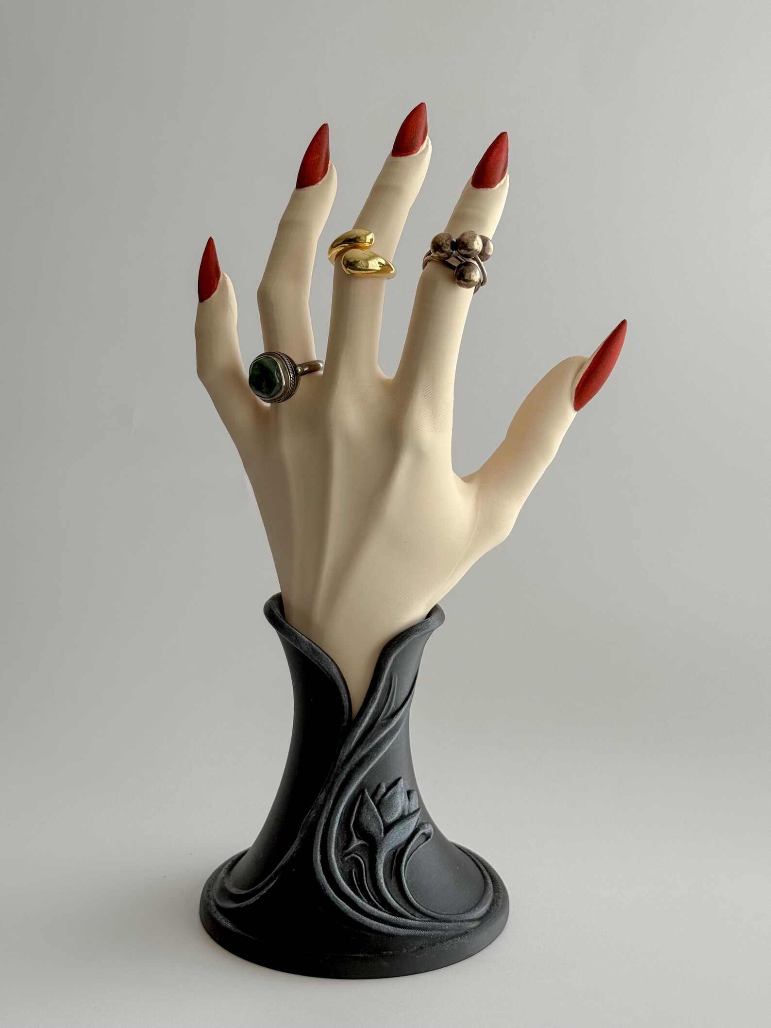 Vampire Hand Ring Holder, Gothic Jewelry Display Hand thumbnail 3