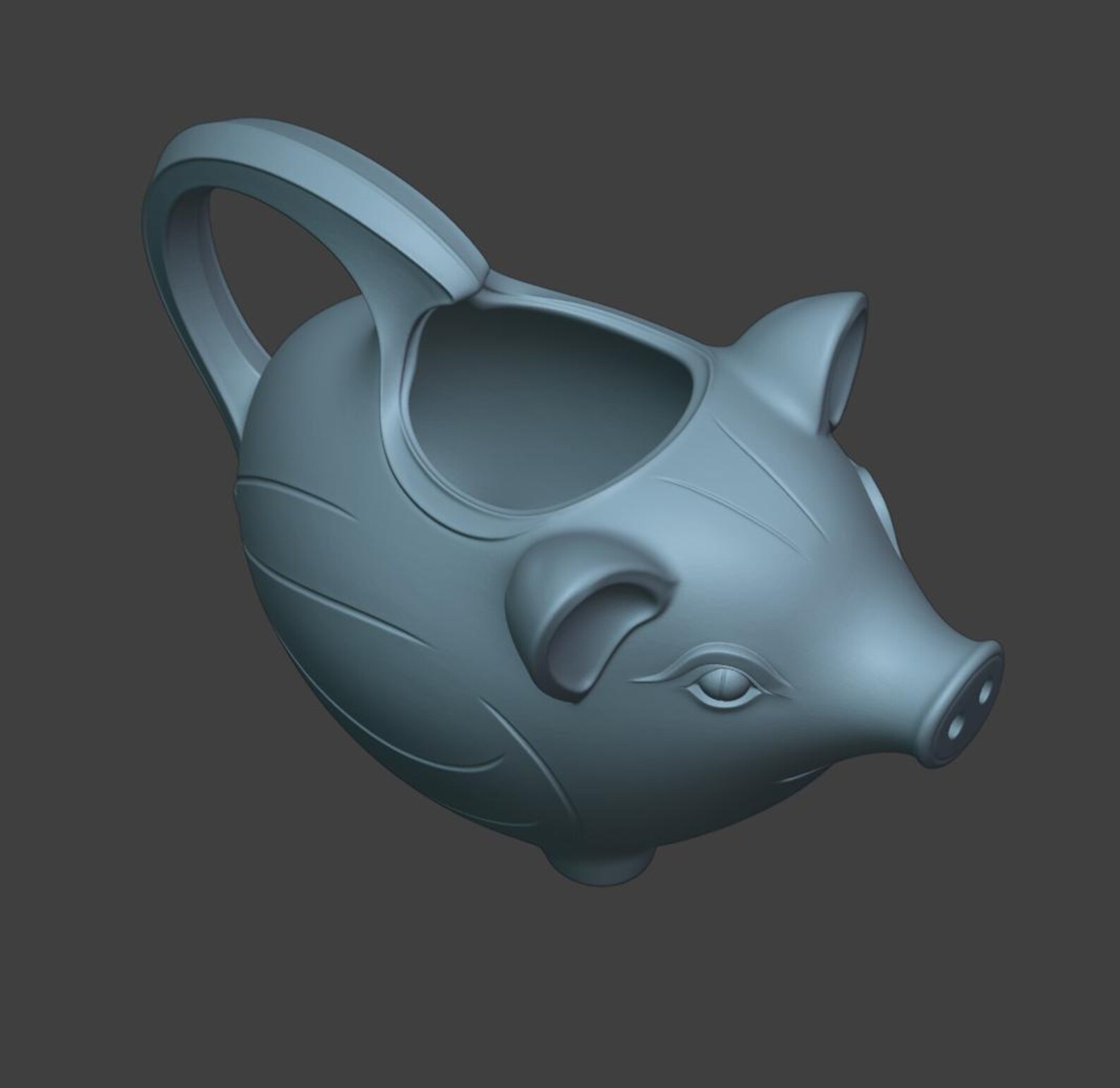 Pig Watering Can, Farm Animal Garden Accessory thumbnail 7