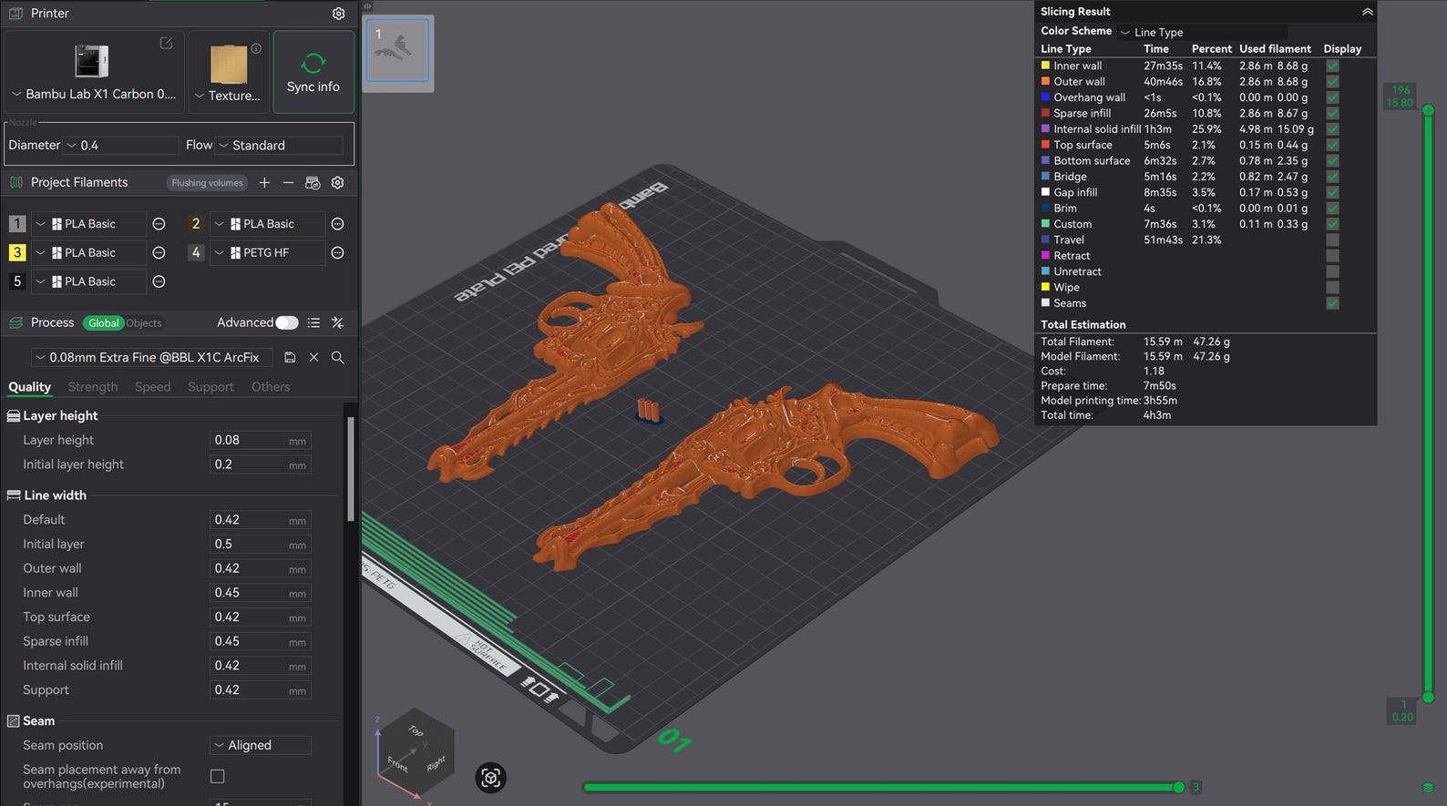 Bone Revolver / Gothic Fantasy Gun Prop thumbnail 4