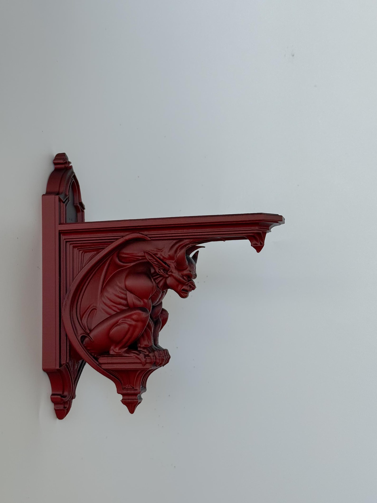 Gargoyle Shelf Bracket, Gothic Corbel Shelf Support thumbnail 2