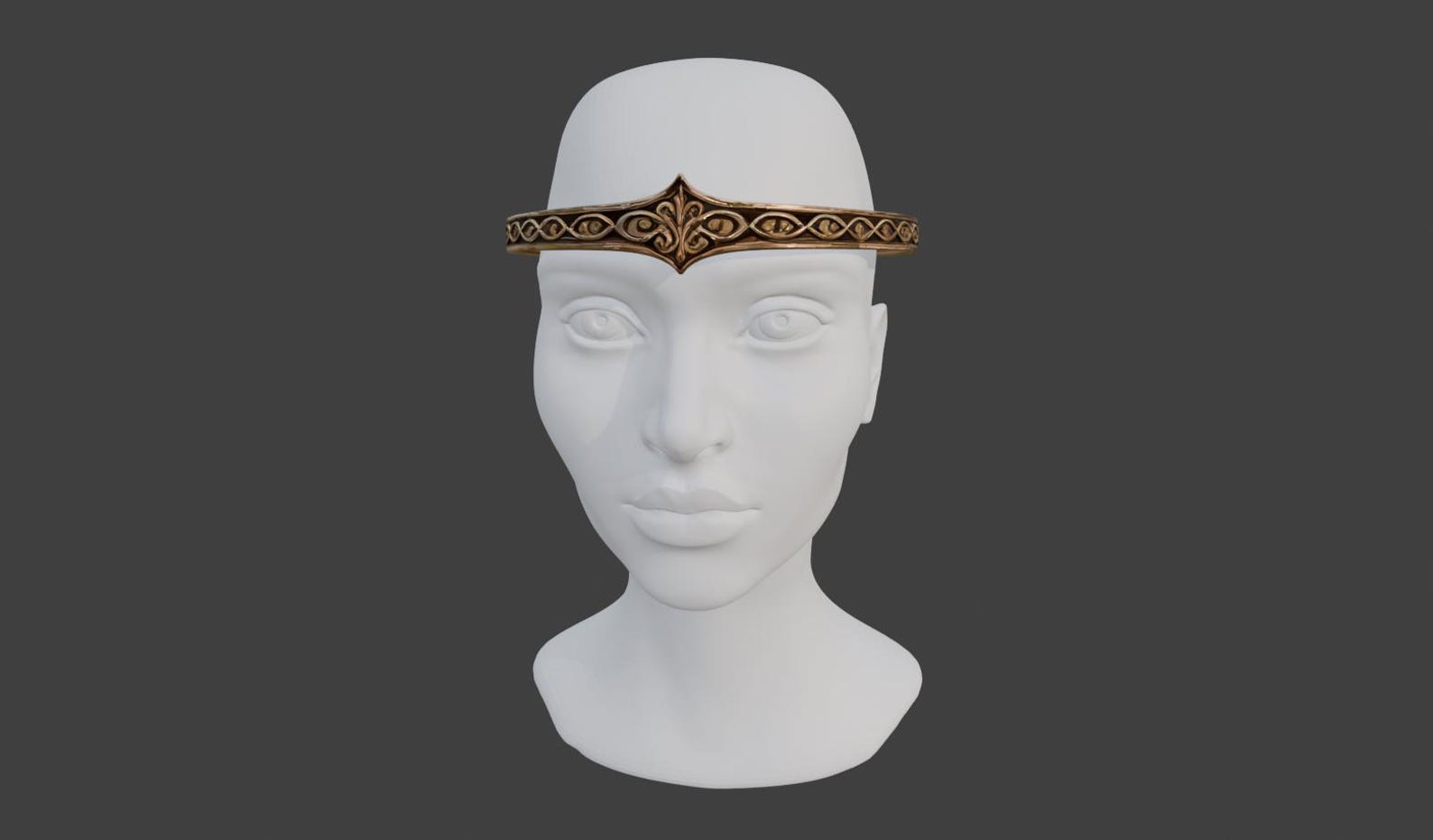Celtic Princess Circlet - Fantasy Crown Headband thumbnail 5