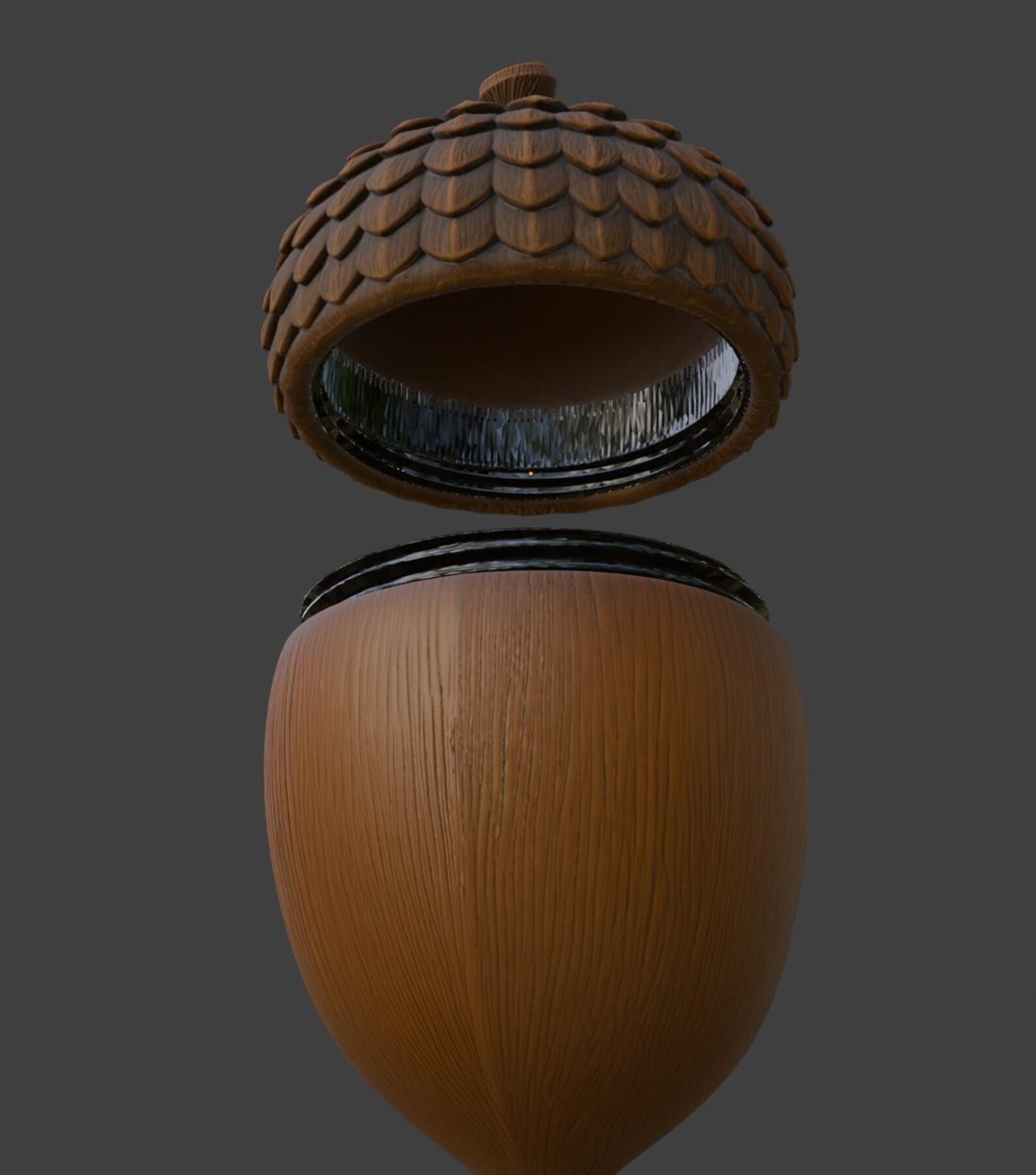 Acorn Trinket Box / Woodland Jewelry Box thumbnail 6